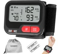 Duronic Wrist Blood Pressure Monitors BPM65 BK CE Approved Monitor Automatic Blood Pressure Machine Wrist BP Monitor Cuff Certified Medical Device for Home Use