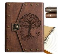 DUROTAN Tree of Life Notebook DND Journals/Diary for Dungeons & Dragons/D&D Series,RPG Accessory for DMs and Players Nerdy Gifts,400 Pages A5 Leather Notepad for Men and Women