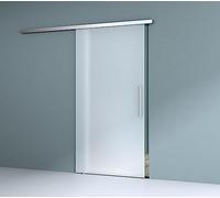 Durovin 775 × 2050mm Internal Sliding Glass Door - 8mm Fully Frosted Tempered Glass, Premium Hardware, Bar Handle, Heavy-Duty 5ft Track for Bathroom, Kitchen, Living Room & Bedroom