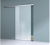 Durovin 900 × 2050mm Internal Sliding Glass Door - 8mm Fully Frosted Tempered Glass, Soft Close System, Premium Hardware, Round Handle, Heavy-Duty 5ft Track for Bathroom, Kitchen, Living Room & Bedroom