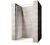 Durovin Bathrooms 900mm Shower Door - Frameless Pivot Hinger - Reversible Shower Enclosure Door Bathroom Shower Cubicle - 6mm Thick Safety Glass