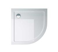 Durovin Bathrooms Acrylic Shower Tray Glossy White Finish - Quadrant - 1000 X 1000mm