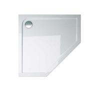 Durovin Bathrooms Acrylic Shower Tray - Glossy White Finished - Pentagonal - 1000 X 1000mm