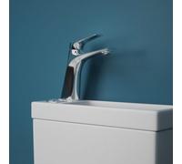 Durovin Bathrooms Basin Mixer Tap - Single Lever Handle Chrome Bubbler Spout Sink Faucet