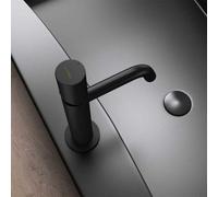 Durovin Bathrooms Black Bathroom Tap - Mono Basin Mixer Tap - Bubbler Spout Bathroom Sink Faucet