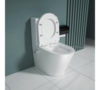 Durovin Bathrooms Close Coupled Toilet With Bidet All In One Toilet-Include Wc Pan With Soft Close Seat-365 X 610 X 800mm(Wxdxh)