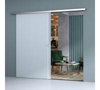 Durovin Bathrooms Durovin 1025X2050mm Internal Sliding Glass Door 8mm Fully Frosted Glass,premium Round Handle For Living Room,office