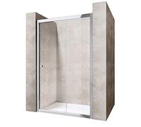 Durovin Bathrooms Framed Sliding 1300mm Shower Door Shower Enclosure- 6mm Thickness Safety Tempered Clear Glass