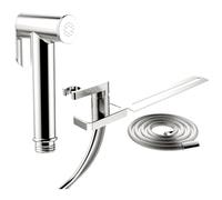 Durovin Bathrooms Hot and Cold Handheld Bidet Douche Sprayer Kit, Brass Wall Mount Easy-to-Install Under Seat Bidet Spray Set, Copper Shower Mixer Kit