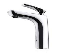 Durovin Bathrooms Monobloc Basin Mixer Tap - Lever Handle Chrome Plated Brass Bubbler Spout Sink Faucet