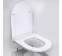 Durovin Bathrooms Soft Close Toilet Seat D Shape Full Coverage Lid Quick Release 350 X 460 X 20mm (Wxdxh)