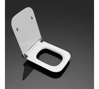 Durovin Bathrooms Soft Close Toilet Seat Square Shape Ultra Slim Design Quick Release 352 X 444 X 20mm (Wxdxh)