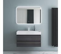 Durovin Bathrooms Wall Mounted Illuminated LED Bathroom Mirror | Touch Sensitive Switch And Anti Fog | 1200 x 700mm