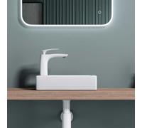 Durovin Wall Hung/Countertop Cloakroom Basin -370 x 180 x 90mm (WxDxH)