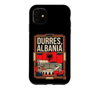 Durres Albania Flag Roman Amphitheatre Vintage Art Case for iPhone 11