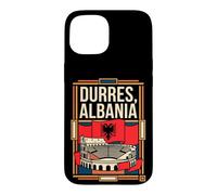Durres Albania Flag Roman Amphitheatre Vintage Art Case for iPhone 15