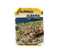 Durresi Albania 3D Fridge Magnet Souvenir Gift,Resin Handmade Durresi Refrigerator Magnet Home & Kitchen Decoration Collection