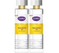 Duru Lemon Cologne 400 ml - Refreshing Lemon-Scented Cologne for Daily Use, Traditional Turkish Lemon Cologne, Long-Lasting Fragrance for Personal Care, Cooling and Invigorating (Pack of 2)