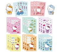 Dusarls Cute Christmas Puzzle Stickers, Gingerbread Man Snowflake Christmas Holiday Stickers, Christmas Party Decorations for DIY Jigsaw Stickers