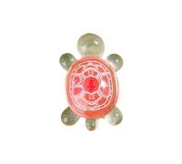 Dusarls Luminous Turtle, Auspicious Turtle with Pattern Text, Resin Mini Turtle Figures, Glow In The Dark Resin Animals for Micro Landscape Garden Home Decoration