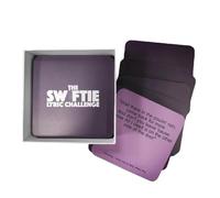 Dusarls Lyrics Challenge Card Game, The Throw Back Lyrics Game, Double Sided Cards Game, Music Trivia Game for Adults Family Game Night Party Supplies