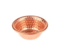 Dusarls Pure Copper Water Supply Bowl Small Auspicious Holy Water Cup Handmade Hammer Pattern Holy Water Bowl For Buddha Buddhist Supplies