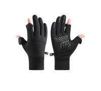 Dusarls Winter Gloves for Men Women, Waterproof Touchscreen Warm Gloves, Fingerless Bicycle Gloves for Running Hiking Fishing Hunting Driving Cycling Outdoor Working