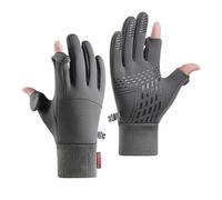 Dusarls Winter Gloves for Men Women, Waterproof Touchscreen Warm Gloves, Fingerless Bicycle Gloves for Running Hiking Fishing Hunting Driving Cycling Outdoor Working
