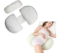 Duscdesp U Shaped Pregnancy Pillows for Sleeping,Adjustable Maternity Pillow,Detachable Maternity Pillow for Pregnant Women,Body Support, Providing a Comfortable Sleep(White)