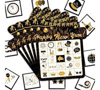 Dusenly 2026 Happy New Year Bingo Game Cards for 24 Players 2026 New Years Eve Party Games Card Supplies Gifts