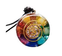DUSHIABU Necklace Energy Generator Emf Protection Healing Crystal Sacred Geometry Chakra Necklaces Meditation Jewellry