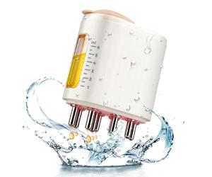 Dushoplor Electric Scalp Massager Comb and Hair Oil Applicator, Portable 2-in-1 Design Head Treatment Oiling Dispenser for Hair Growth, 3 Modes with 10mins Auto Shut-Down Function