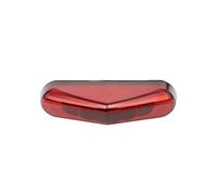 DUSHUO 12V Motorcycle Tail Rear Light Lamp Taillight Brake Stop Lights License Plate Lamp For Supermoto Motocross Lights Tail(Red)