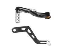 DUSHUO for CRF1000L for Africa Twin 2015-2018-ON Motorcycle Adjustable Folding Gear Shift Shifter Lever Rear Brake Pedal Lever Shift Levers(One Set Silver)