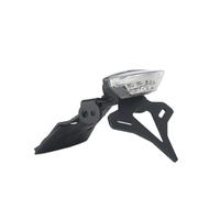DUSHUO For GSX-8S For GSX8S 2023-up Motorcycle Rear Short Tail License Plate Holder Tail Bracket LED Light Lights Tail(Color-01)