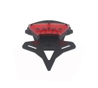 DUSHUO For Trident 660 2021- Motorcycle License Plate Holder Taillight Rear Mudguard Lights Tail(Color 020)