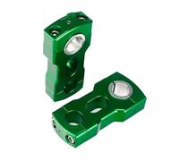 DUSHUO Motorcycle Handle Bar Riser 1 In Snowmobile 7/8" 1-1/8" Pivoting Risers Universal(3 inch green)