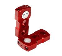 DUSHUO Motorcycle Handle Bar Riser 1 In Snowmobile 7/8" 1-1/8" Pivoting Risers Universal(3 inch red)