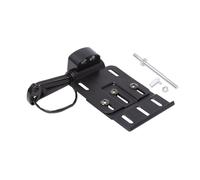 DUSHUO Number Plate Holder For H&arley For Dyna For Sportster 883 1200 XL 07-16 Motorcycle Telescopic Folding Light Side Mount License Plate Holder