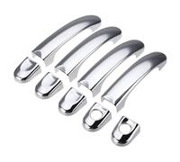Dusibulv Car Door Handle 9Pcs Set ABS Chrome Door Handle Covers Trim for Transporter T5 T6 for Caddy Van 2003-2015 Car Exterior Door Handles