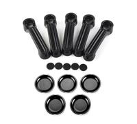 Dusibulv Car Door Handle Covers Tailgate Handle Cover Handle Recess Guards Door Handle Button Covers for Wrangler for JK for JKU 2007-2018 Car Exterior Door Handles