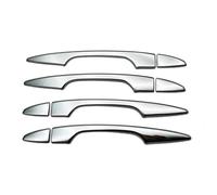 Dusibulv for Outlander 2022 ABS Chrome Side Door Handle Top Cover Match with Original Car Exterior Accessories Car Exterior Door Handles