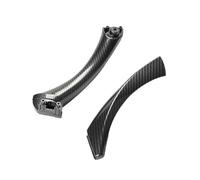 Dusibulv RHD LHD for 3 Series E90 E91 E92 316 318 320 325 328i 2004-2012 Car Interior Passenger Door Handle Pull Carbon Fiber Kit Car Exterior Door Handles(E)