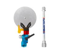 DUSICHIN Airless Spray Gun Paint Edger Guide Edge Spray Tool Paint Accessory Extension Airless Paint Sprayer Nozzle 517 Tip 10 Inch Extension Pole DUS8325