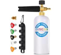 DUSICHIN SFL-001 Pressure Washer Jet Wash 1/4" Quick Release Adjustable Snow Foam Lance, Foam Cannon