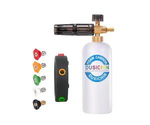 DUSICHIN SFL-001 Pressure Washer Jet Wash 1/4" Quick Release Adjustable Snow Foam Lance, Foam Cannon