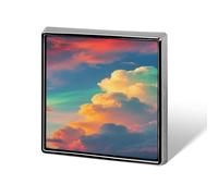 Dusk Clouds Backpack Pin Cute Brooch Decoration Brooches for Women Mens Lapel Pins for Suits Fashion Button Badges for Hat Backpacks Purses Jackets Shirt Suit Lapels-Square