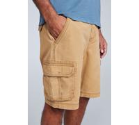 'Dusk' Comfortable Travel Adventure Twill Cargo Shorts Animal Mustard 40R