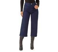 Dusk Denim Pocket Detail Wide Leg Culotte In Indigo Indigo 12