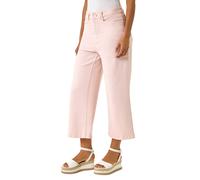 Dusk Denim Pocket Detail Wide Leg Culotte In Light Pink Light Pink 18